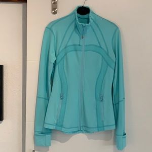 Lululemon define jacket, heathered Angel blue, 8.